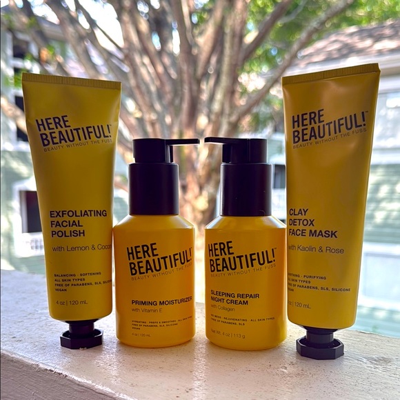 Here Beautiful! Skincare Set - Yellow - Picture 1 of 5